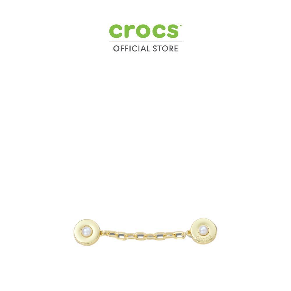 CROCS ตัวติดรองเท้า JIBBITZ™ GOLD CHAIN WITH PEARL RIVETS รุ่น 10017435 - MULTICOLOR