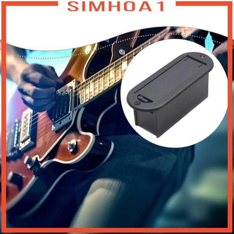 [Simhoa1] 9V Active Pickup Battery Case Accessory Compact (เฉพาะเคส) Guitar Pickup Battery Box Repla