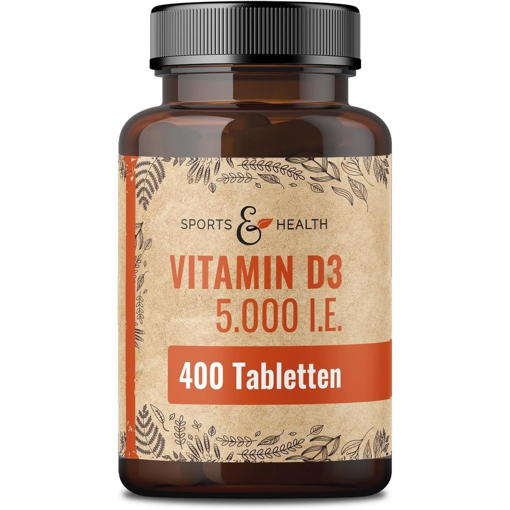 วิตามิน D3 High Dose - 400 เม็ด - วิตามิน D3 5000 IU - วิตามินดีเม็ด - วิตามินดีสูง