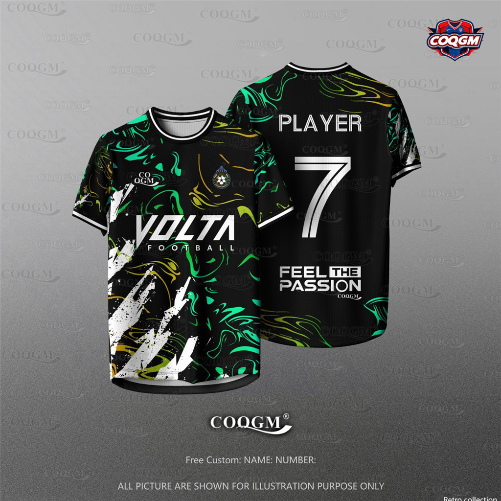เสื้อฟุตบอลคอปก NFL ชื่อที่กําหนดเอง baju lelaki Thailand Viral Jersey bola 2﻿