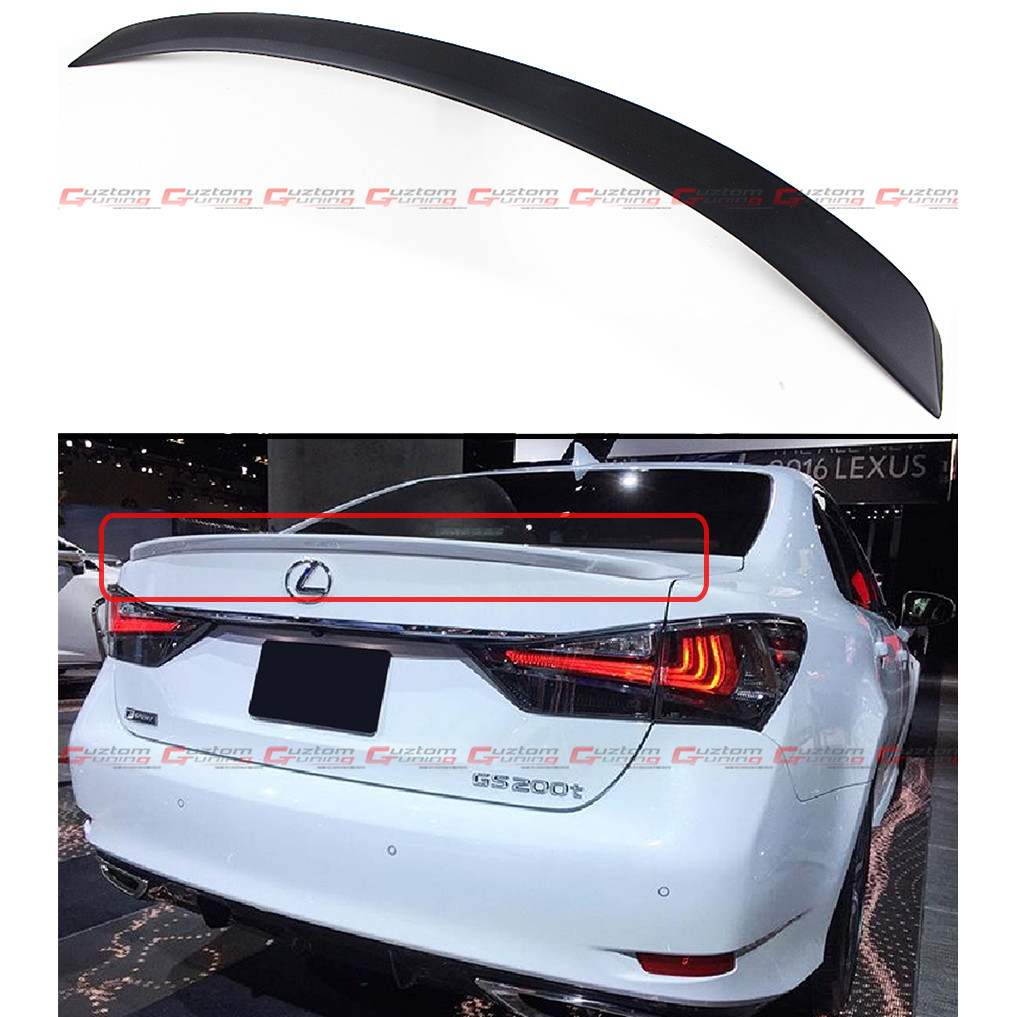 JDM F SPORT GSF สไตล์ TRUNK SPOILER WING สําหรับ 2013-2020 LEXUS GS350 GS200T GS450H