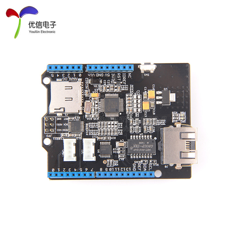 W5500 Ethernet Shield Ethernet Controller บอร์ดขยาย iot iot Plan Arduino