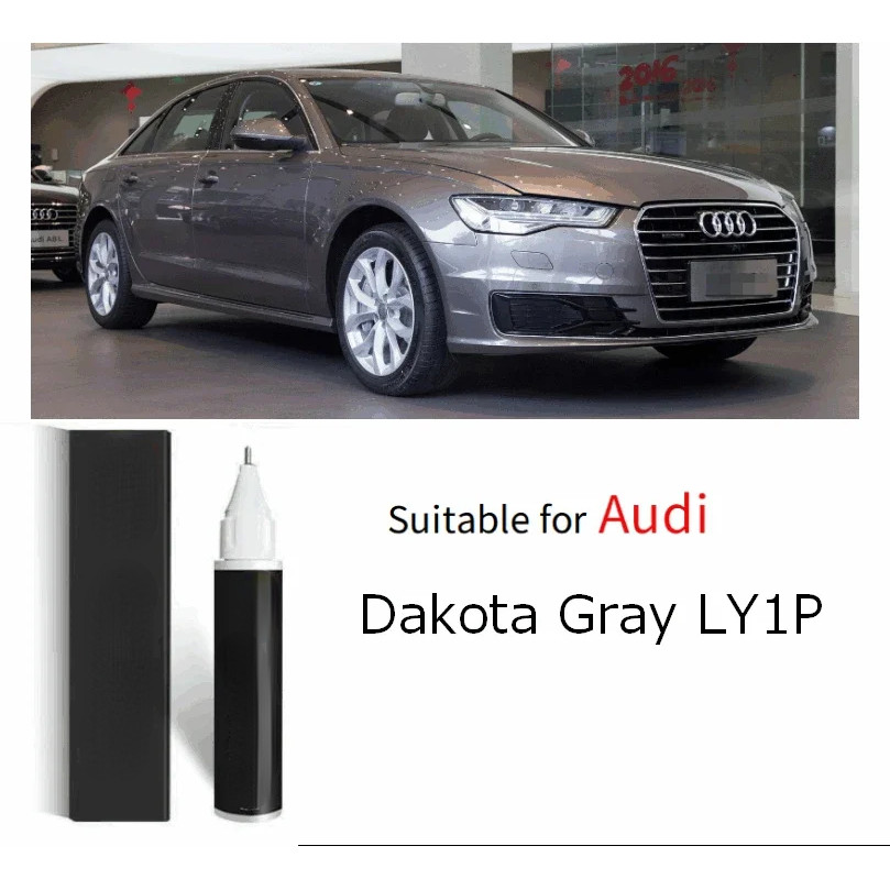 สีเหมาะสําหรับ Audi Dakota สีเทา LY1P Monsoon สีเทา LX7R LX7M LZ7S Kemora สีเทาปากกาซ่อมรอยขีดข่วน L
