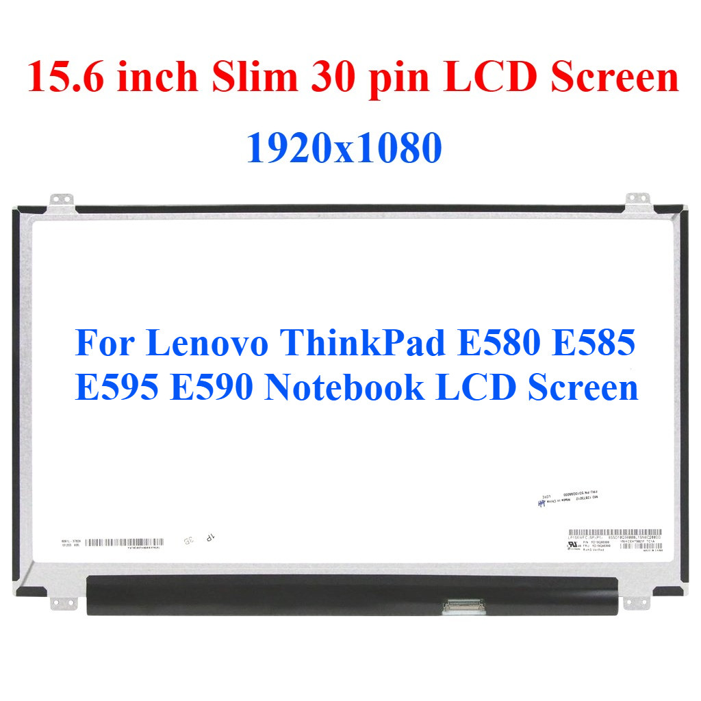 เปลี่ยน Lenovo ThinkPad E580 E585 E595 E590 หน้าจอ LCD โน๊ตบุ๊ค
