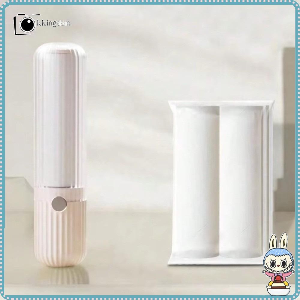 KKINGDOM Lint Roller, เปลี่ยนหัว Strong กาวเสื้อผ้า Dust Roller, หรูหราน้ําหนักเบา Lint Sticking Rol