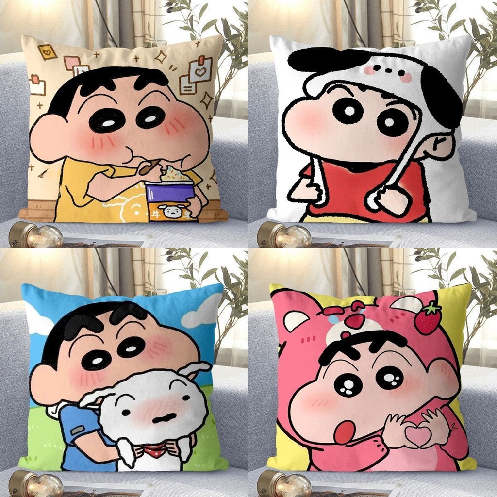 หมอนCrabon Shin-chan สองด้าน น่ารัก ใช้ได้ทั้งบ้านและรถยนต์ FR6