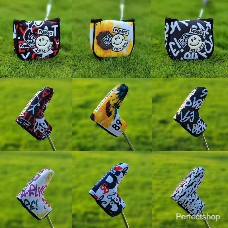 Pearly Gates Golf Mallet Putter Headcover กอล์ฟกีฬา Club Mallet พัตเตอร์แม่เหล็กแม่เหล็ก