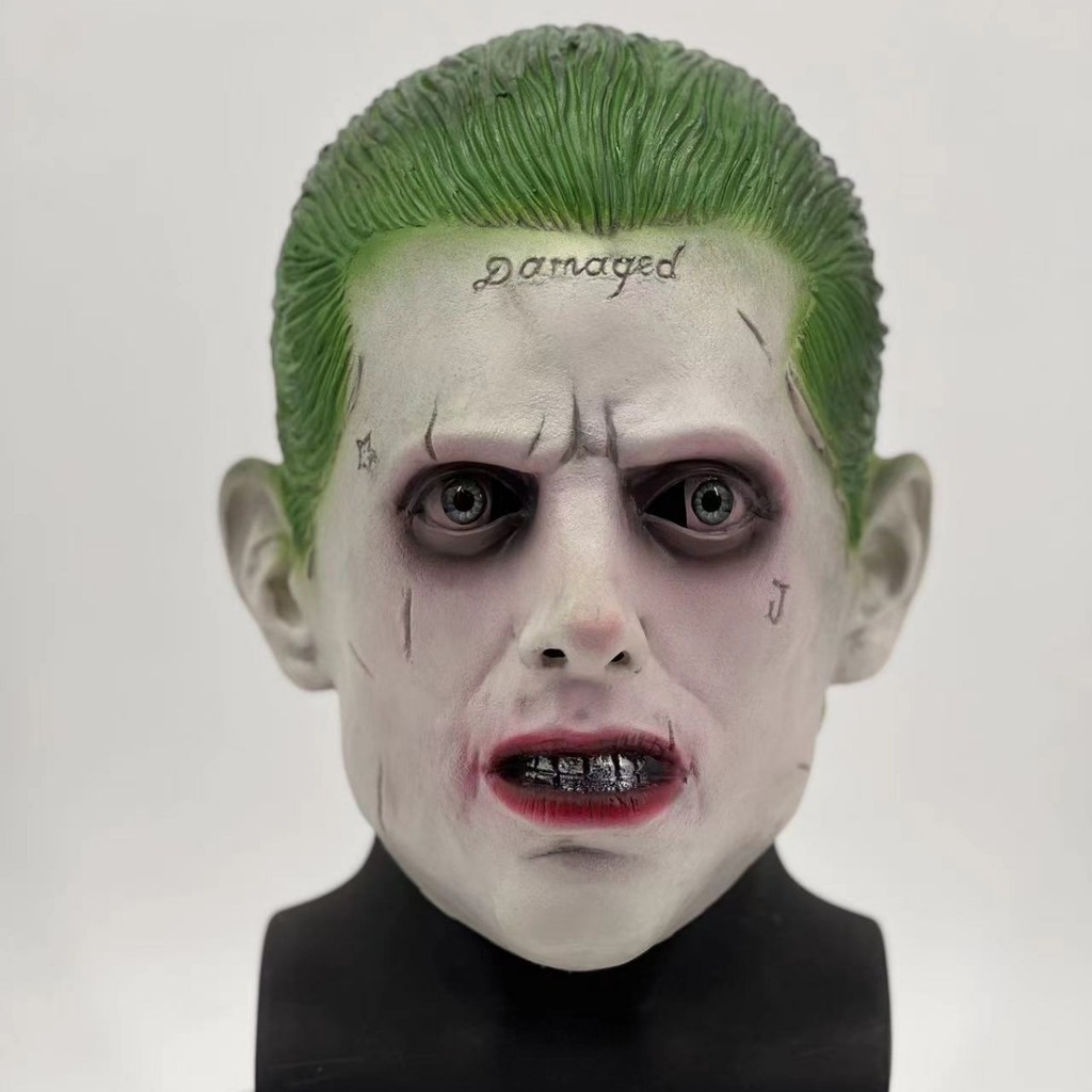 24 สินค้าใหม่ Dark Knight Batman Joker Joker Latex หน้ากากหมวก COS ฮาโลวีน