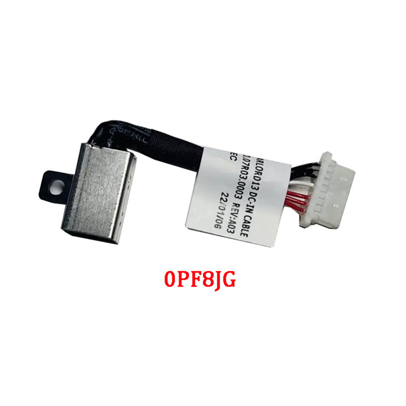 ใหม่ของแท้แล็ปท็อป DC Power Jack สําหรับ DELL 13 5368 5378 0PF8JG 4.5*3.0 PF8JG JDX1R