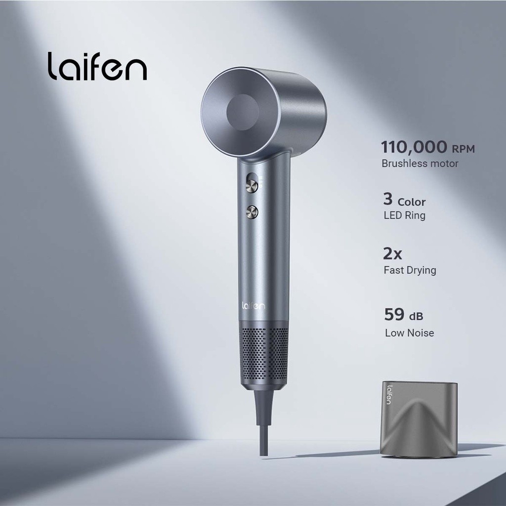Laifen Swift แท้ ไดร์เป่าผม  เครื่องเป่าผมไฟฟ้า 59dB Low Noise มีไฟ LED แสดงสถานะ