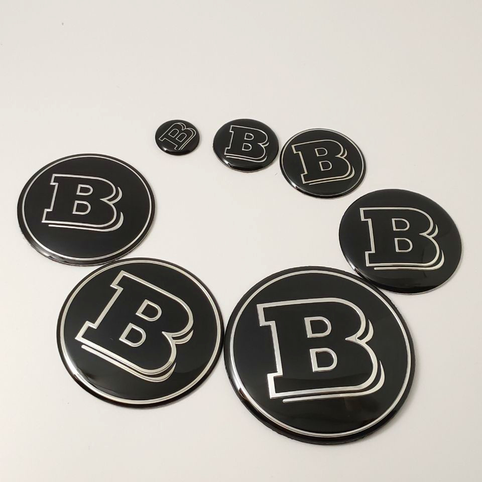 สมาร์ท BRABUS ป้ายฝาครอบ BRABUS ป้ายด้านหลัง BRABUS ฟรีป้ายฝาครอบหัวป้ายหาง