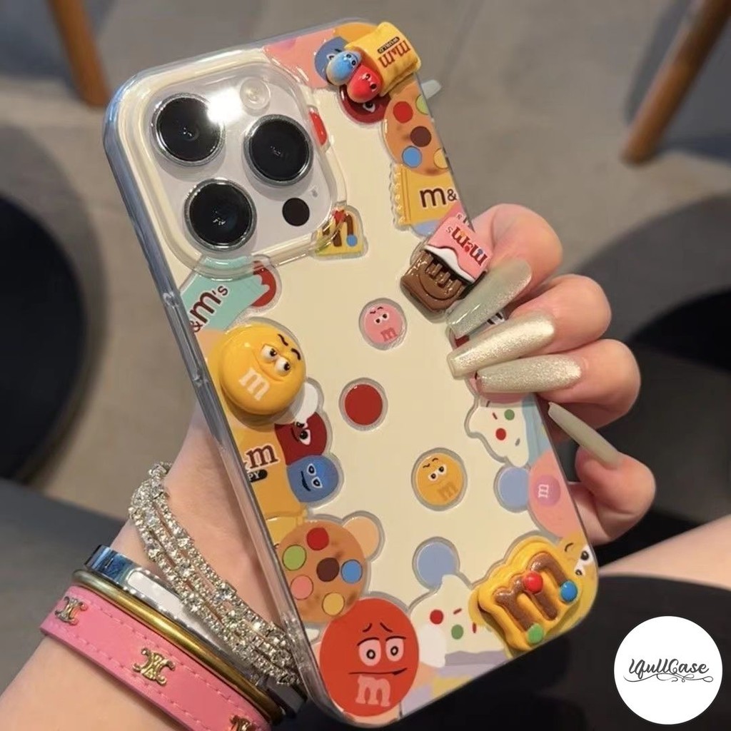 แฟชั่นช็อกโกแลตถั่วครอบคลุม เคสไอโฟน13 14 XR สำหรับ IPhone 13 11 16 14 15 12 Pro Max X XS Max 8 7 15 Plus SE ราคา ถูกที่สุด ดีลบีเคเค แกลเลอรีภาพที่ 2