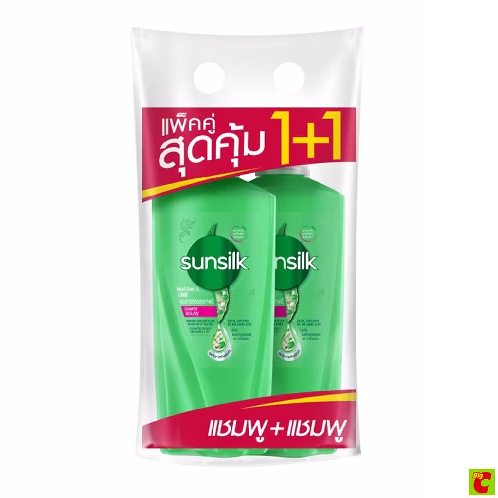 ซันซิล แชมพู สูตรผมยาวสวยสุขภาพดี 325 มล. แพ็คคู่
