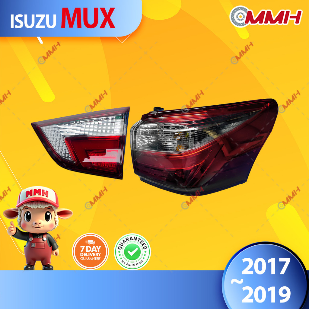 ISUZU MUX MU-X ไฟท้าย 2017-2019 เสื้อ​ไฟท้าย ไฟท้าย​แต่ง ไฟท้ายไฟเบรค​ ไฟเลี้ยว Taillamp Taillight ไ