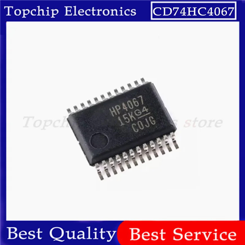 10 ชิ้น CD74HC4067SM96 CD74HC4067 HP4067 SSOP-24 HJOI