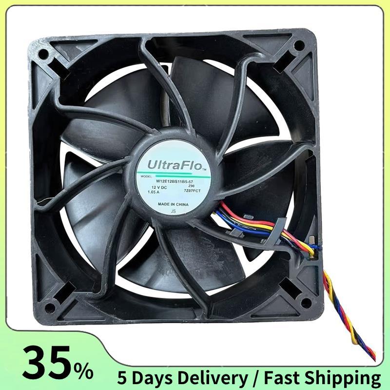 12V 1.65A 6000RPM 267CFM 4 สาย 12 ซม.พัดลมระบายความร้อนสําหรับ Ant S7 S9 แชสซีปริมาณอากาศสูง W12E12B