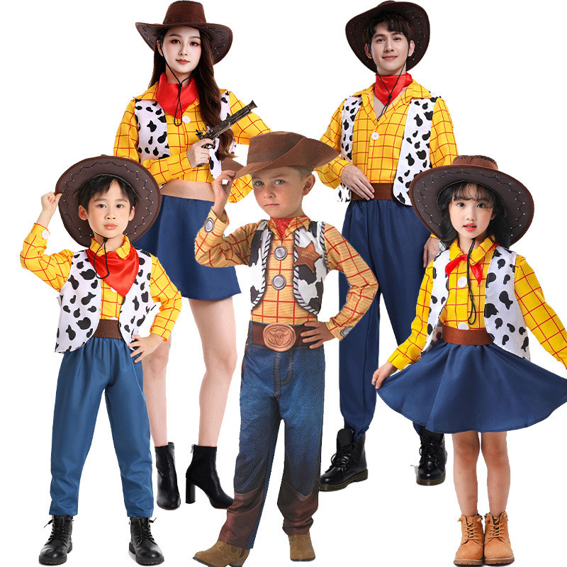 2020 ชุดฮาโลวีน ภาพยนตร์อเมริกัน Toy Story Woody Woody Jessie Stage เครื่องแต่งกาย 1016A