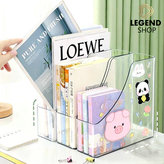 สติ๊กเกอร์ฟรี 2 ชิ้น กล่องใส่แฟ้ม ชั้นวางหนังสือ แฟ้มใส่เอกสาร แฟ้มจัดเก็บ ที่ใส่กระดาษA4 ที่ใส่ปากกา ที่ใส่หนังสือ