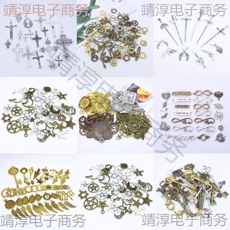 เข็มกลัดจี้ขนาดเล็กสไตล์พังก์แฮนด์เมด ออกแบบเหมือนหุ่นยนต์ สำหรับสะสมหรือสวมใส่ QMOMO