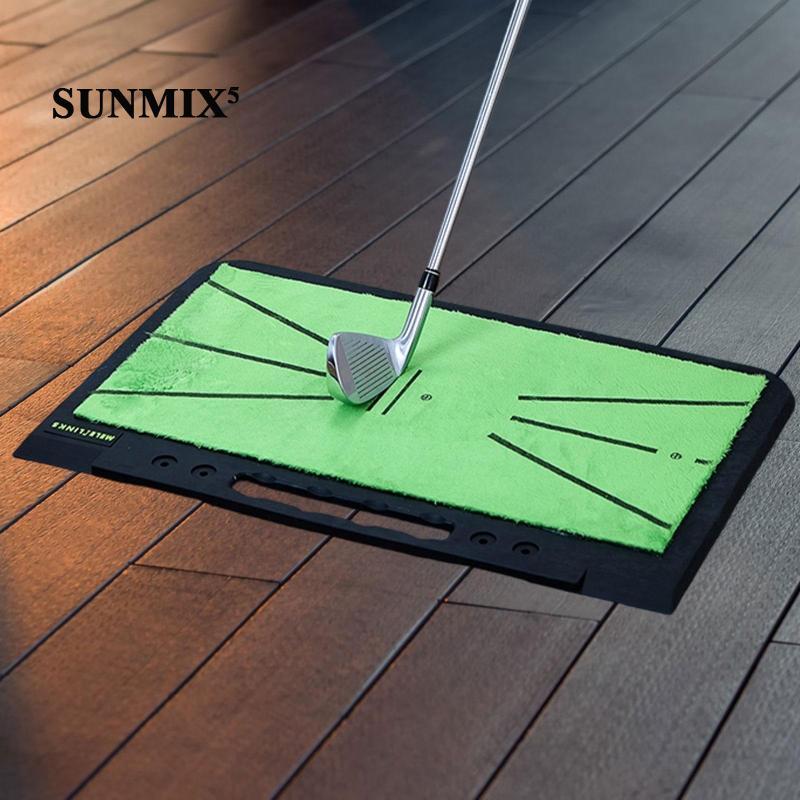 [กีฬาเทรนด์] เสื่อตีกอล์ฟ Ball Impact สําหรับ Swing Feedback Golf Swing Training Mat