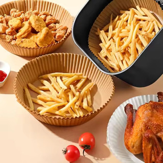 หม้อกระดาษทิ้ง (30/50/100 ชิ้นแพ็ค) กระดาษรองอบหม้อไร้น้ํามั…