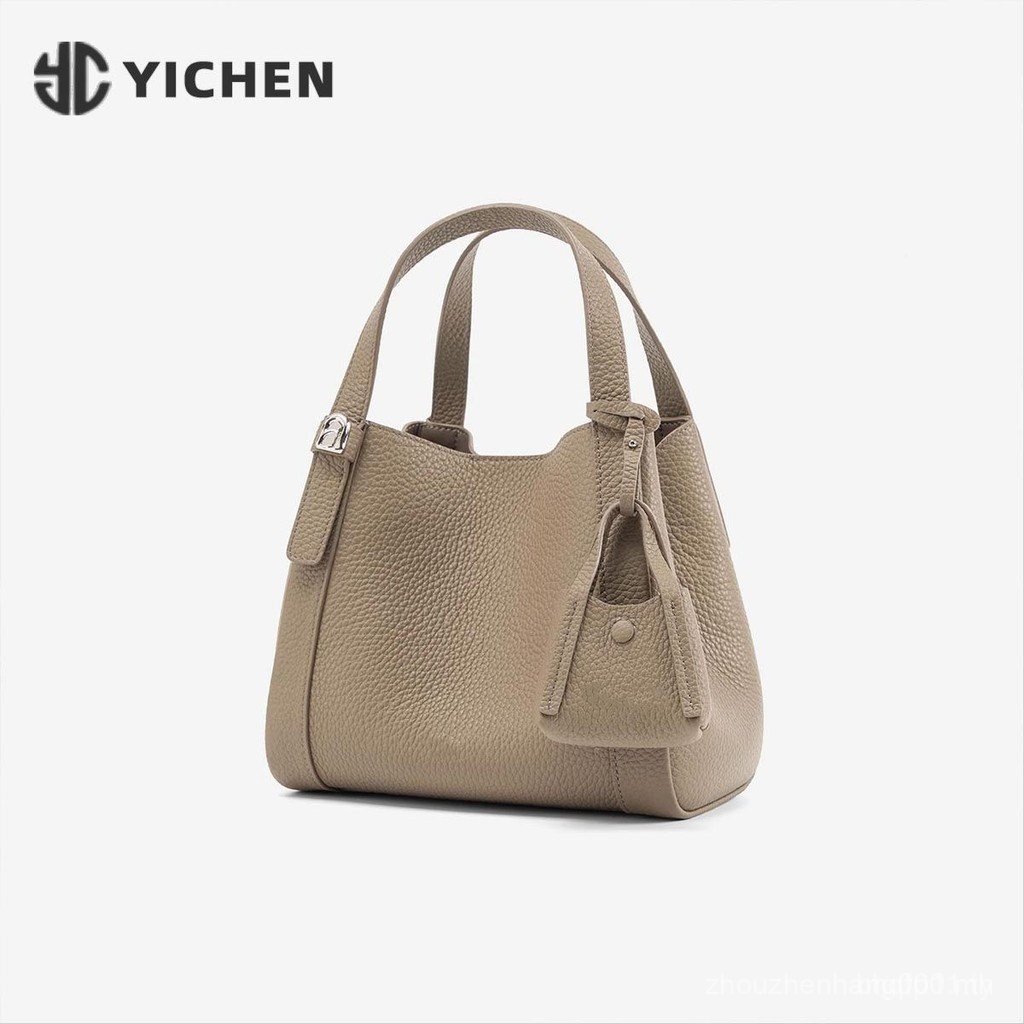 กระเป๋าถือหญิง YICHEN ทำจากหนังโคแท้ลายGRAIN สไตล์ใหม่ปี2025 พกพาสะดวกเหมือนกระเป๋าสะพาย commuter