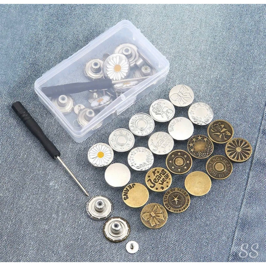 ชุดกระดุมยีนส์ 42c**