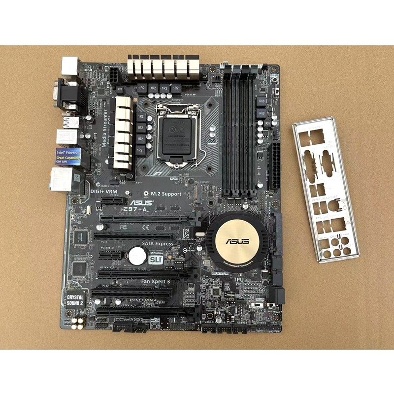 Asus/Asus Z97-A พร้อม i7 4790K 1231 4590 เมนบอร์ด CPU โอเวอร์คล็อกชุด M.2 ฮาร์ดดิสก์