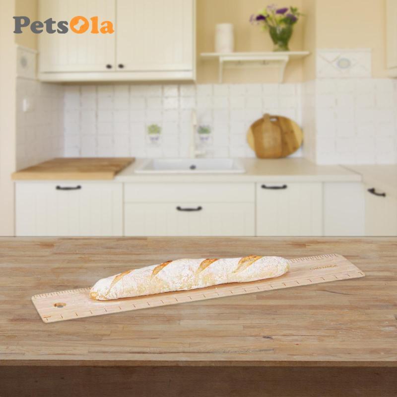 [Koolsoo2] Baguette Flipping Board Flipping Plate เครื่องทําขนมปังเครื่องมือมัลติฟังก์ชั่น 24 นิ้วสะ