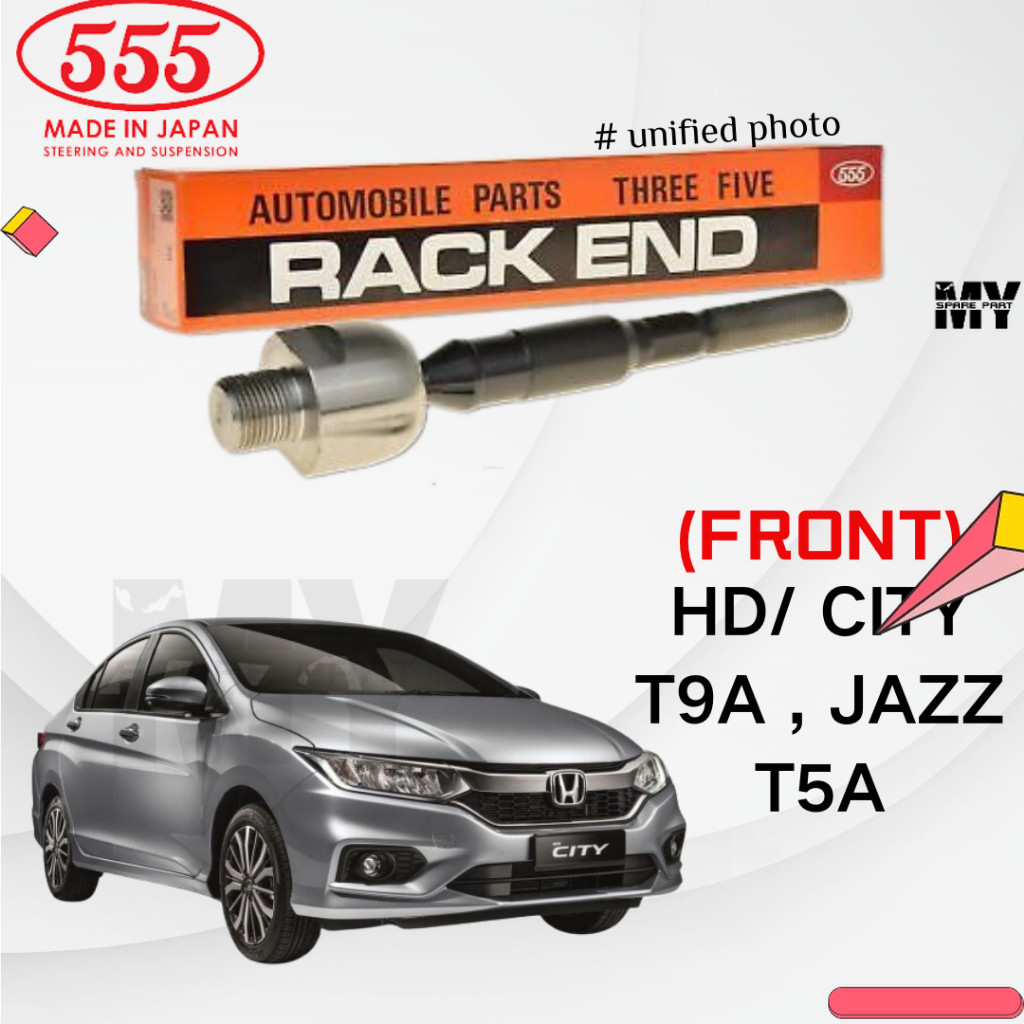 HONDA CITY T9A JAZZ T5A 555 JAPAN STEERING RACK END (ชุด = 2 ชิ้น)