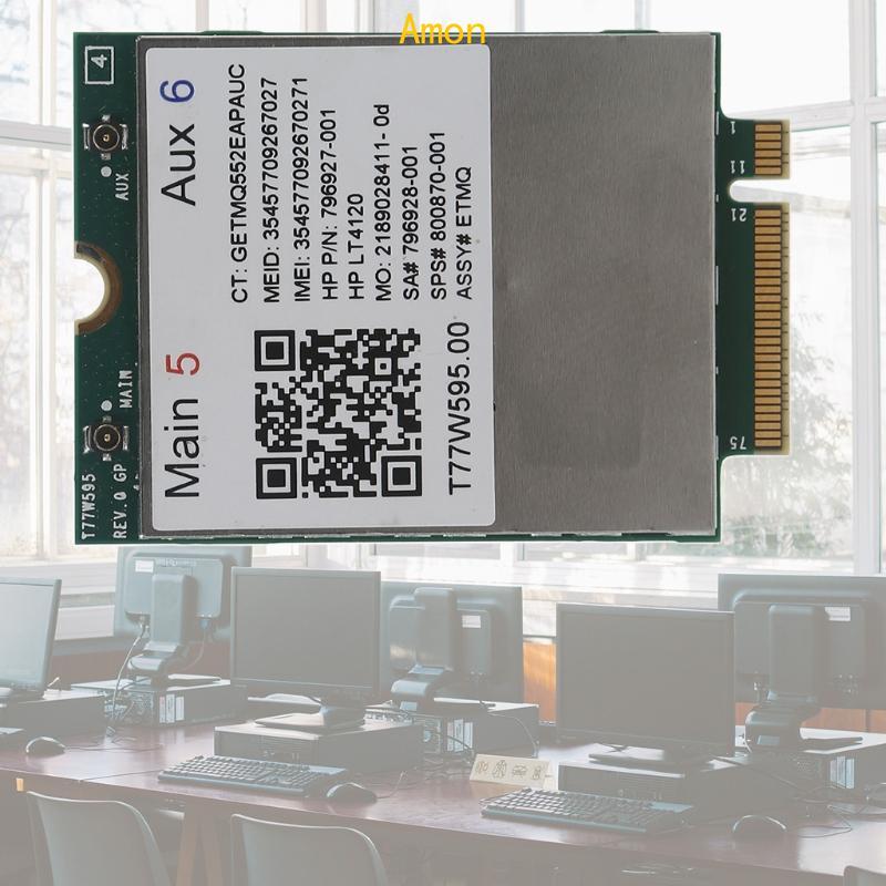 Amon Mini สําหรับ M 2 Lte 4G WAN การ์ด T77W595 สําหรับ hp-EliteBook 745 G3 820 840 850