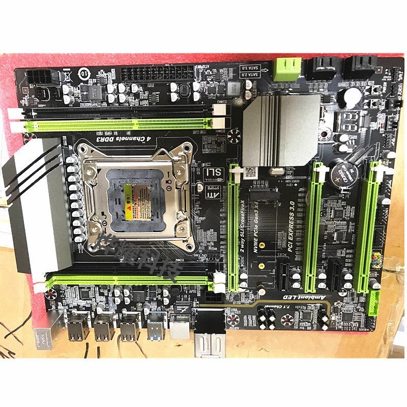 ขายส่ง X79 เมนบอร์ด 2011 Pin สามารถติดตั้ง E5-2670 Octa-Core 8G ECC หน่วยความจําเมนบอร์ด cpu ชุดวินา