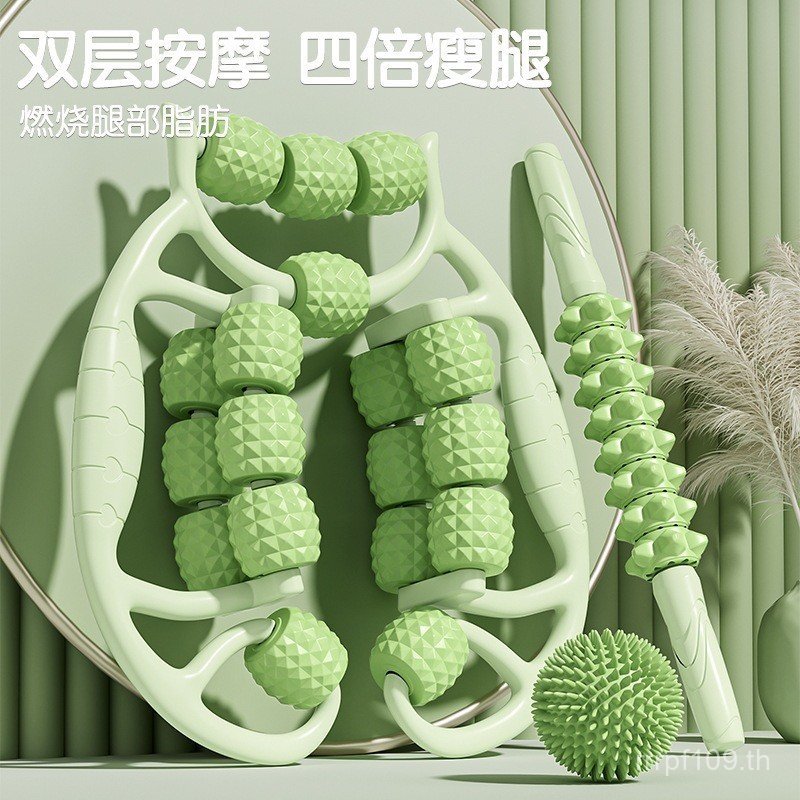 ลูกกลิ้งกล้ามเนื้อขาลูกกลิ้งขา Handy เครื่องมือ Roller Stovepipe แหวนลูกวัวใหญ่ Mace Massager ขา Cla