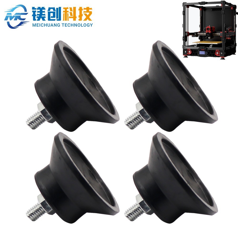 VOR 2.4 Voron Profile คอลัมน์คงที่ฮอร์นยางฟุต 3D เครื่องพิมพ์ Shock-Absorbing ฟุตปะเก็นพร้อมสกรู 0C8