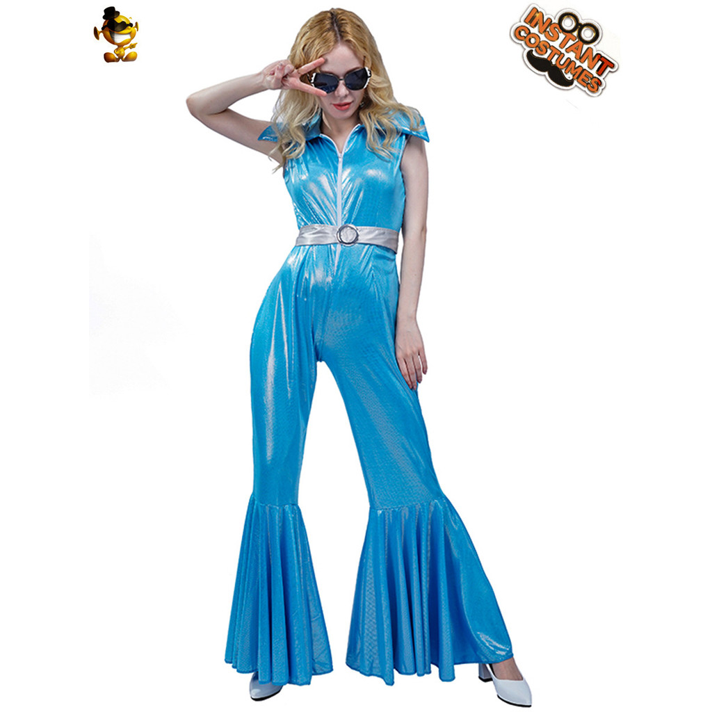 ผู้ใหญ่ 70s Retro Hippie Party เครื่องแต่งกาย Hippie คอสเพลย์เครื่องแต่งกาย LYAJIE251024 QX4N