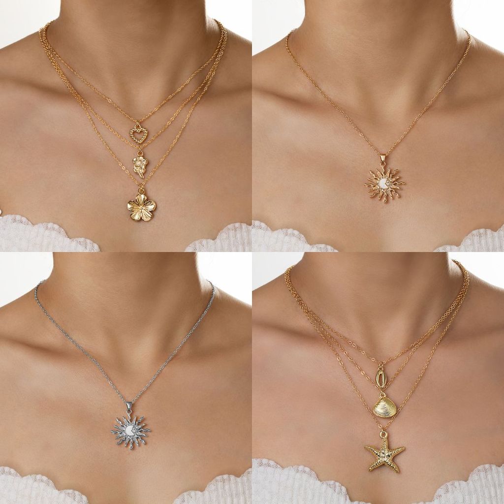 พร้อมส่งจากไทย 🇹🇭 มีส่งด่วน สร้อยคอพระอาทิตย์ เครื่องประดับ สร้อย