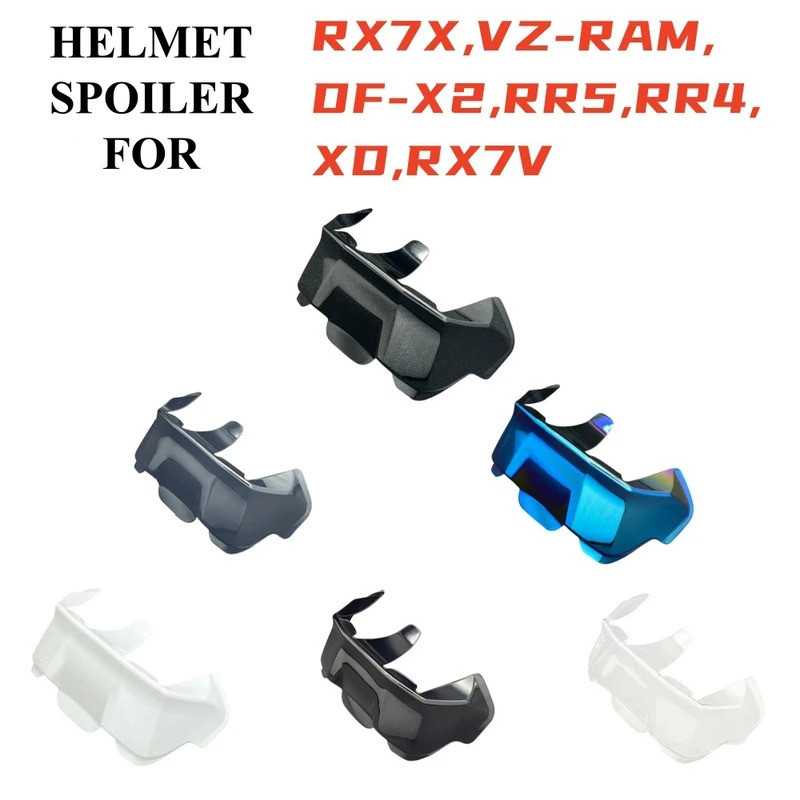 ReadyStockMotorcycle ด้านหลัง Trim สปอยเลอร์หมวกกันน็อคสําหรับ Ar/ai RX7X RX-7X VZ-Ram RX7V RX7 Racing Moto หมวกกันน็อค RX7X DF-X2 สปอยเลอร์อุปกรณ์เสริม