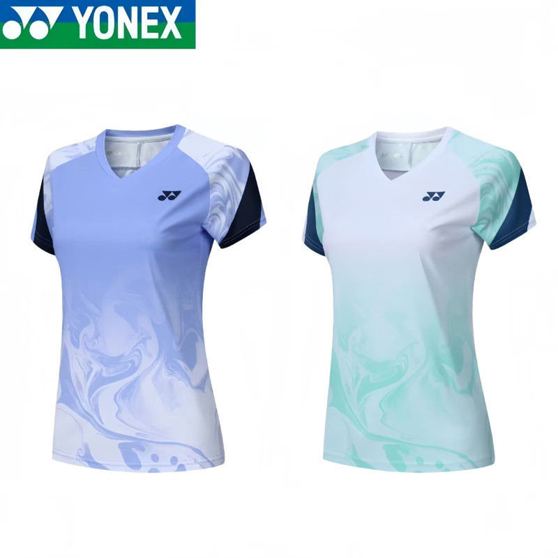 เจอร์ซีย์ผู้หญิงสำหรับแบดมินตัน สีม่วง ระบายอากาศดี เหมาะสำหรับเล่นกีฬา
