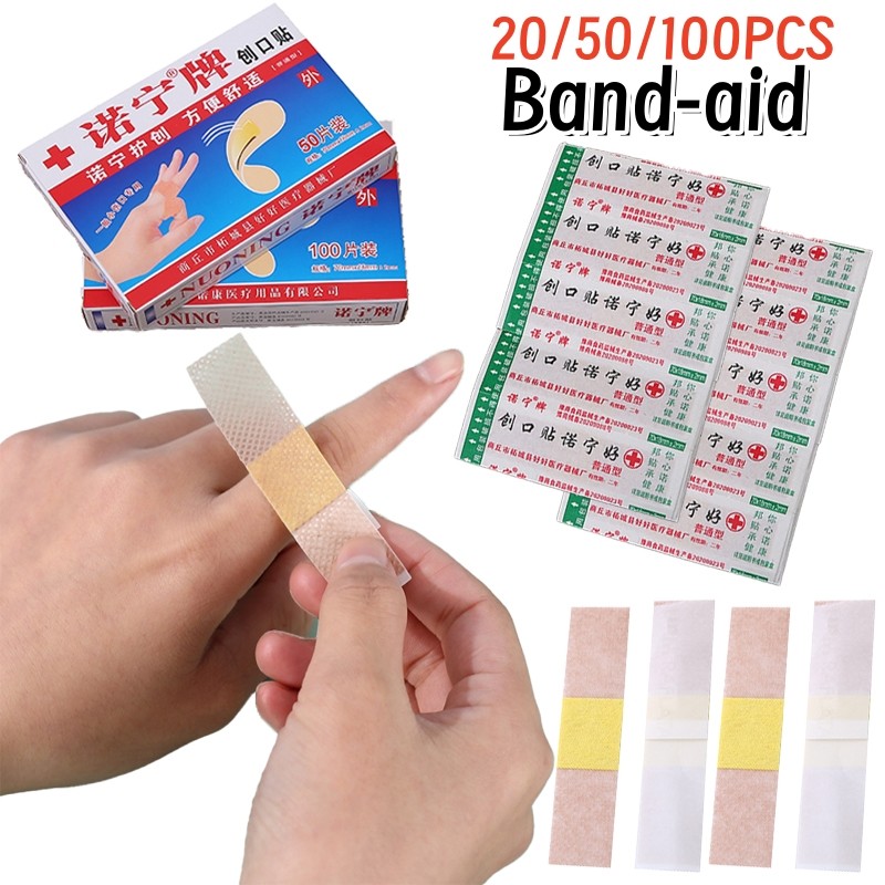 Band Aid Breathable Plaster First Aid Wound Dressing Patch Self-Adhesive Bandages Home Woundplast
