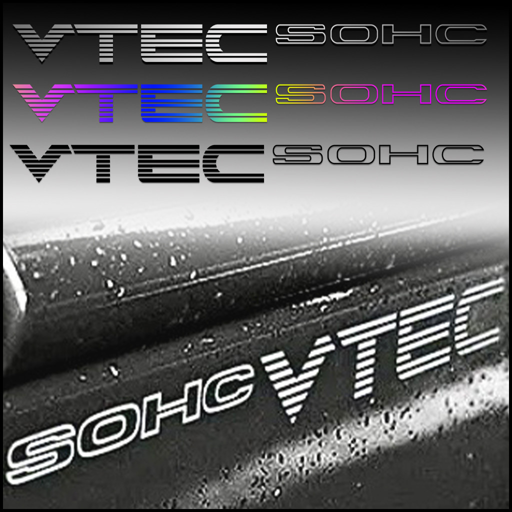 Ivtec Logo สะท้อนแสง สติ๊กเกอร์ Vinyl หน้าต่าง เทปกันรอย รถยนต์ ตกแต่งรถ Civic CRV Jazz Odyssey