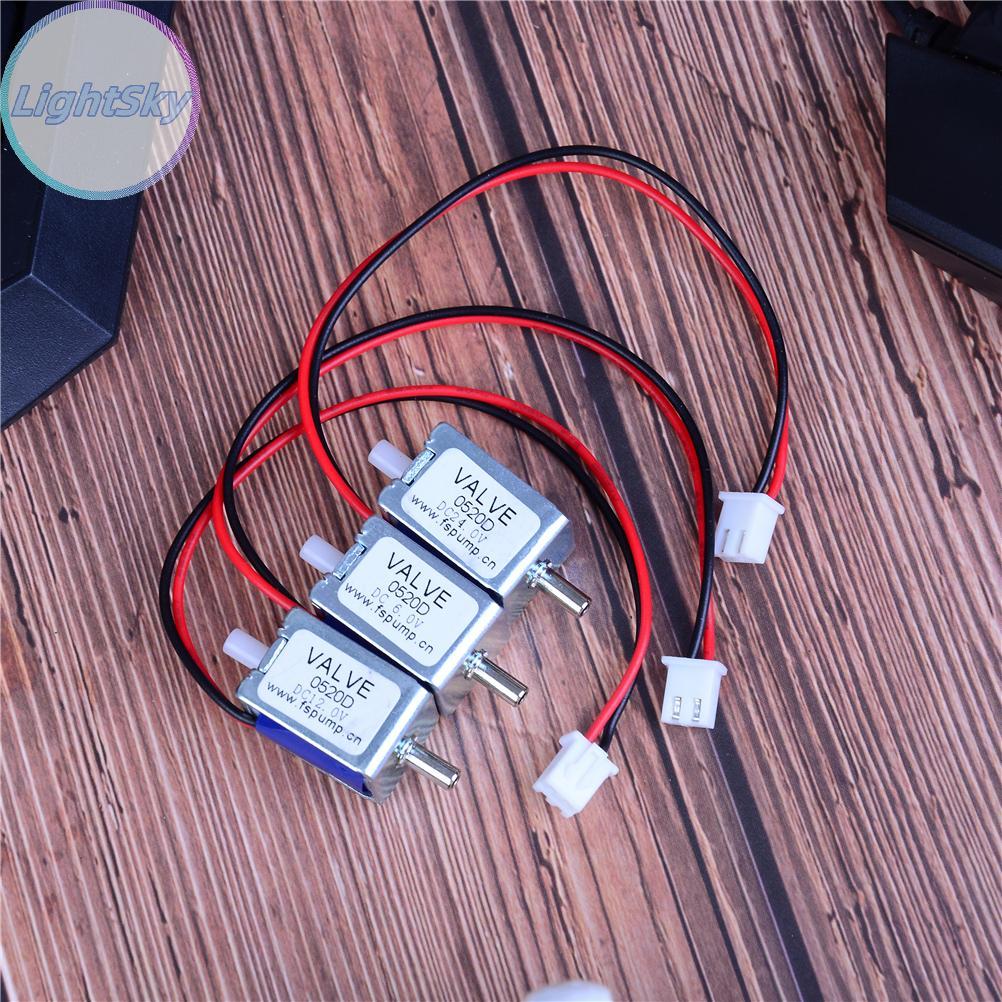 LightSky 6/12/24V โซลินอยด์วาล์วไฟฟ้า N/C ปกติปิดสําหรับวาล์วลมแก๊ส TH
