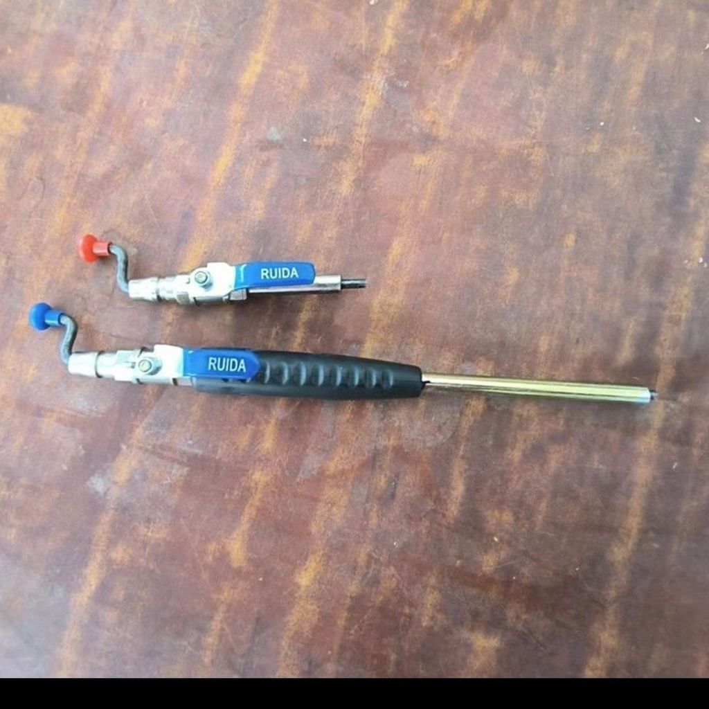Ruida Hand-Cranked Inflator หัวฉีดขยายเปิดลวดยางซ่อมยาง Inflator เครื่องมือ Double-Headed Inflator ห