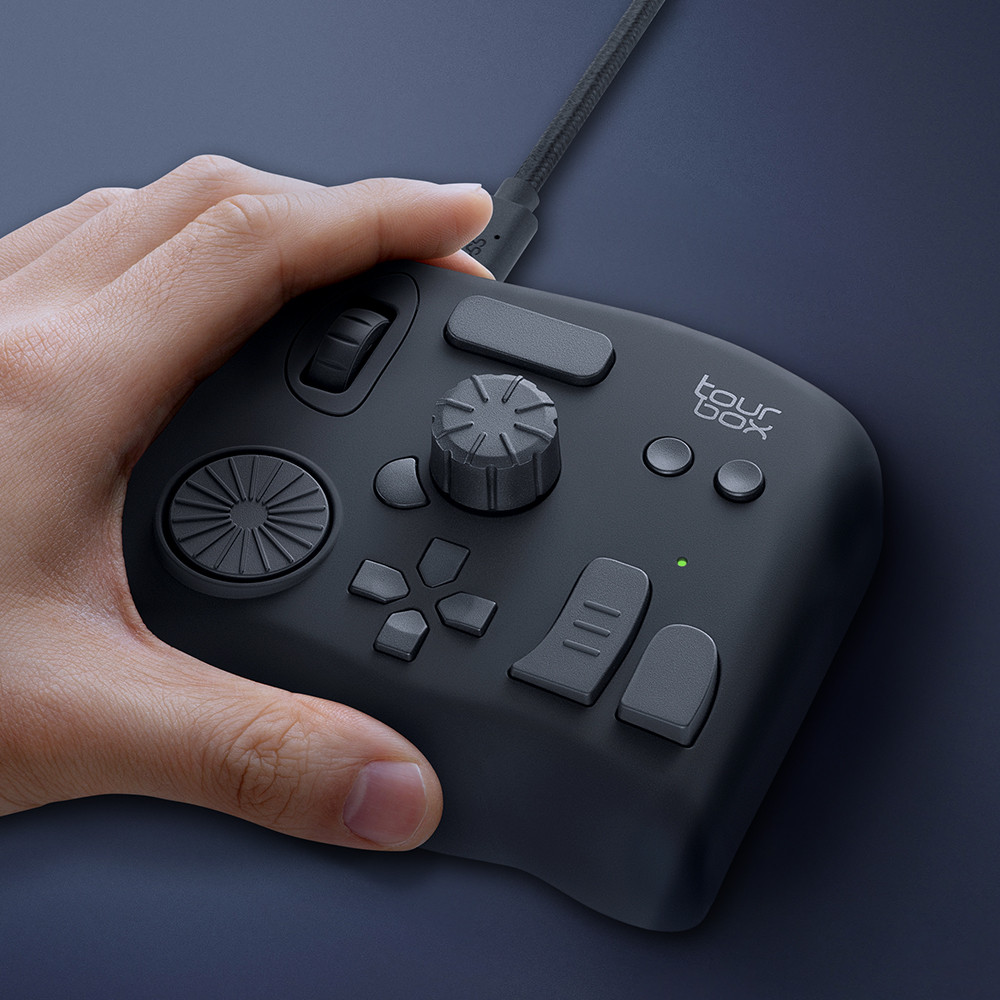 TourBox Neo คอนโซลที่กําหนดเองการออกแบบภาพประกอบปลายแป้นพิมพ์เสริมคลิป Da Vinci การจับคู่สี