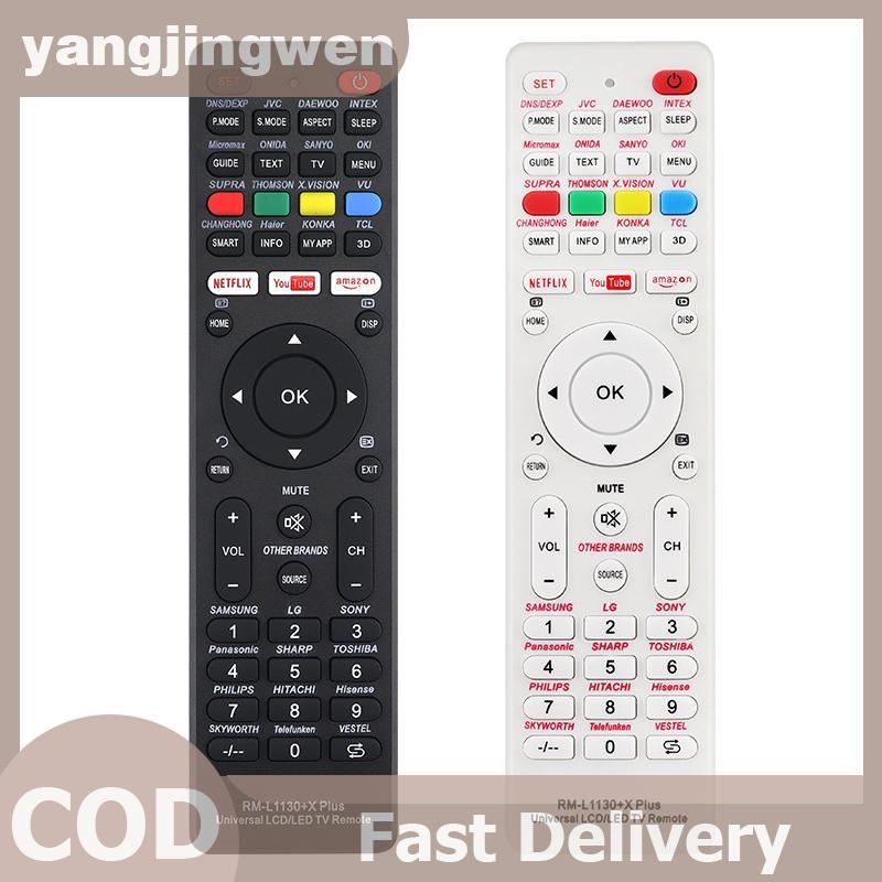 YANGWEN Universal RM-L1130+X รีโมทคอนโทรลทดแทนสําหรับทีวีโทรทัศน์ทุกยี่ห้อ RM-L113+12 RM-L1130+8 .