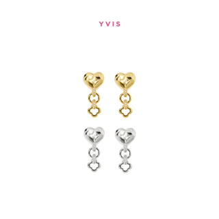 YVIS Love Chain Stud Brass Earring - Vellink Collection