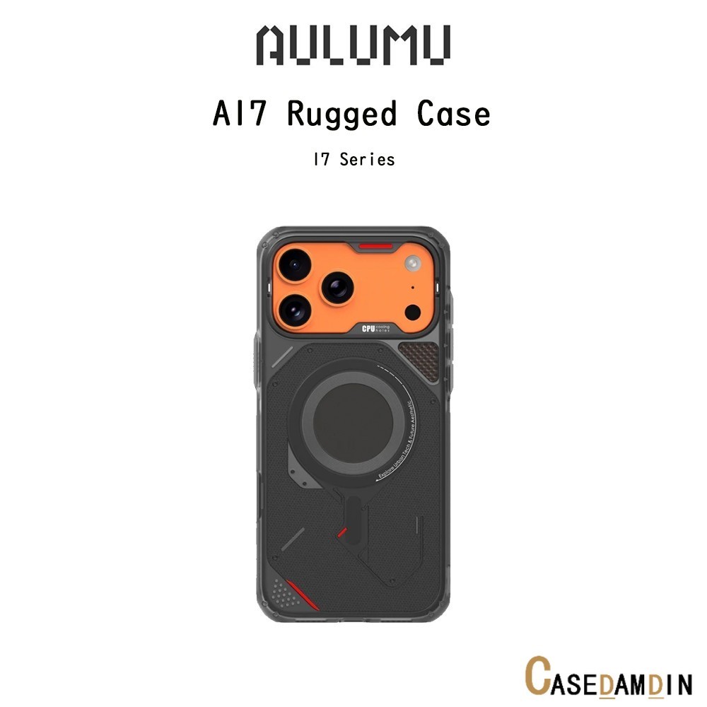AULUMU A17 Rugged Case เคสTPUกันกระแทกเกรดพรีเมี่่ยม เคสสำหรับ iPhone 17Pro/17Promax (New)
