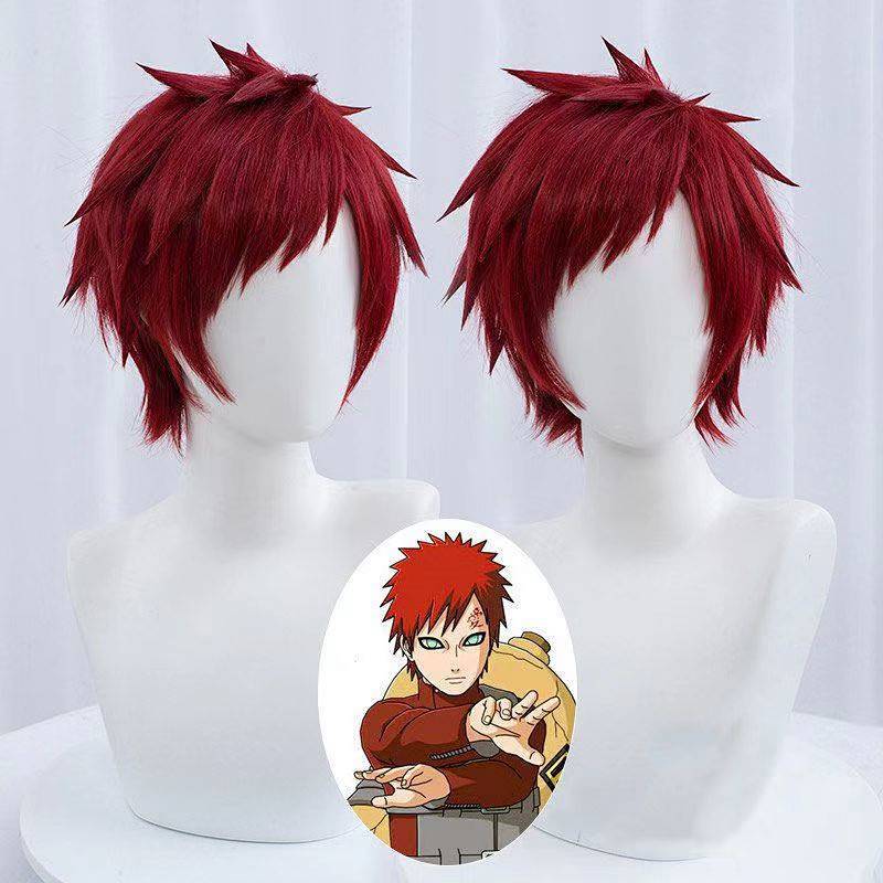 [Special Spot] Rose Net Naruto Gaara Cosplay Wig SjN3