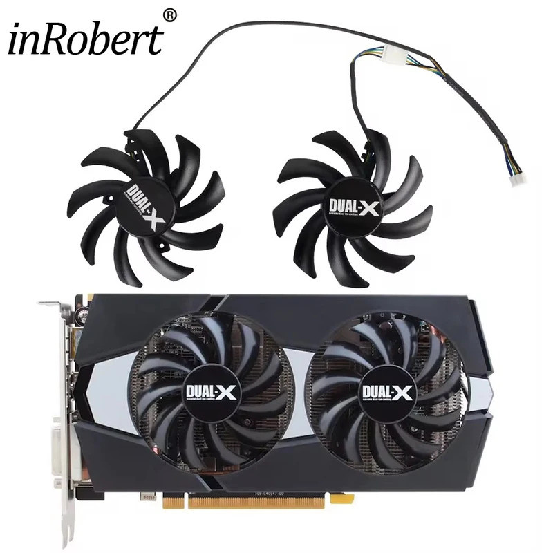 IFD7010H12S 85 มม.พัดลมการ์ดสําหรับ Palit/MAXSUN GTX 1070 1060 สําหรับ Sapphire R9 270X 280X HD7870 