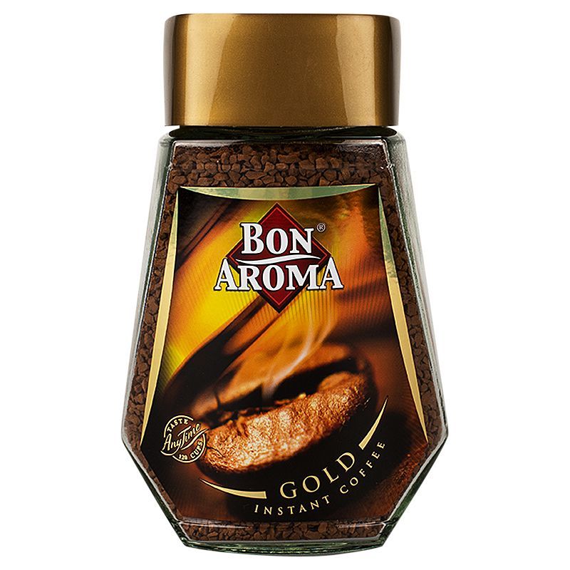 บอลอโรมาโกลด์กาแฟสำเร็จรูปชนิดฟรีซดราย 200กรัม Bon Aroma Gold Instant Coffee 200g. [หมายเลขบาร์โค้ด 5904277115854]