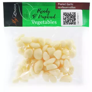 มายช้อยส์กระเทียมไทยเลาะเปลือก 60กรัม My Choice Peeled Thai Garlic 60g. [หมายเลขบาร์โค้ด 8853474023271 ]